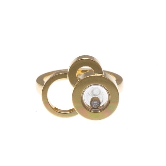 OTHERS Jewelry - Chopard Happy Diamond Ring 826982 Pink Gold (18K) Fashion Diamond Band Ring P...